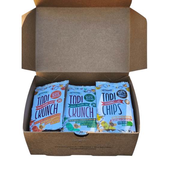 Mix de Snacks Naturales con Topinambur | Nutramore | (12 u)