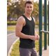 thumbnail image 4 of INSPIRE CHIC Camisetas sin mangas para hombre de musculación, gimnasio, entrenamiento atlético, talla L, color negro, 4 of 5