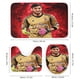 thumbnail image 3 of Gianluigi Donnarumma-theme 4-Piece Shower Curtain Set with Rugs, Waterproof Bathroom Decor Set Includes Bath Mat, U-Shaped Rug, Toilet Lid Cover and Curtain with Hooks, 3 of 6