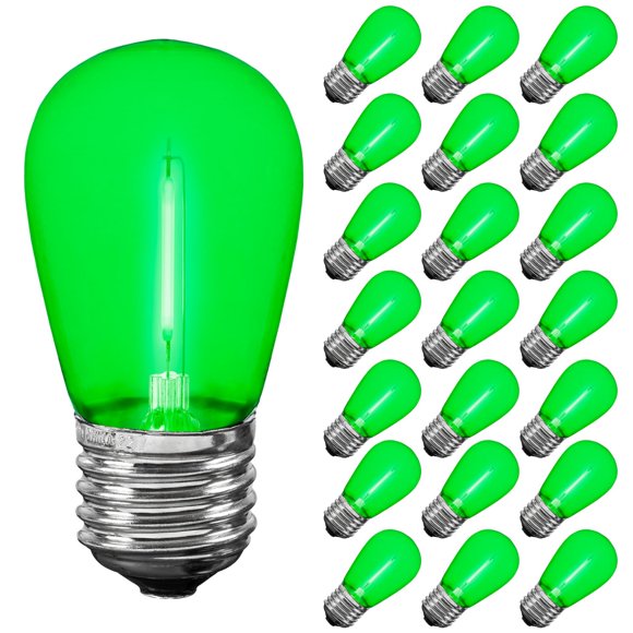 Bombilla LED Novelty Lights S14 Verde 110‑130 V