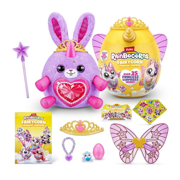 Huevo sorpresa RAINBOCORNS colección princesa dorado