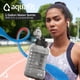 thumbnail image 3 of Botella de agua AQUAFIT de 1 galón con marcador de tiempo sin BPA, gris, 3 of 8
