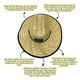 thumbnail image 4 of Sombrero De Paja Para El Sol Playa Sombrero De Verano Talla Única, 4 of 8