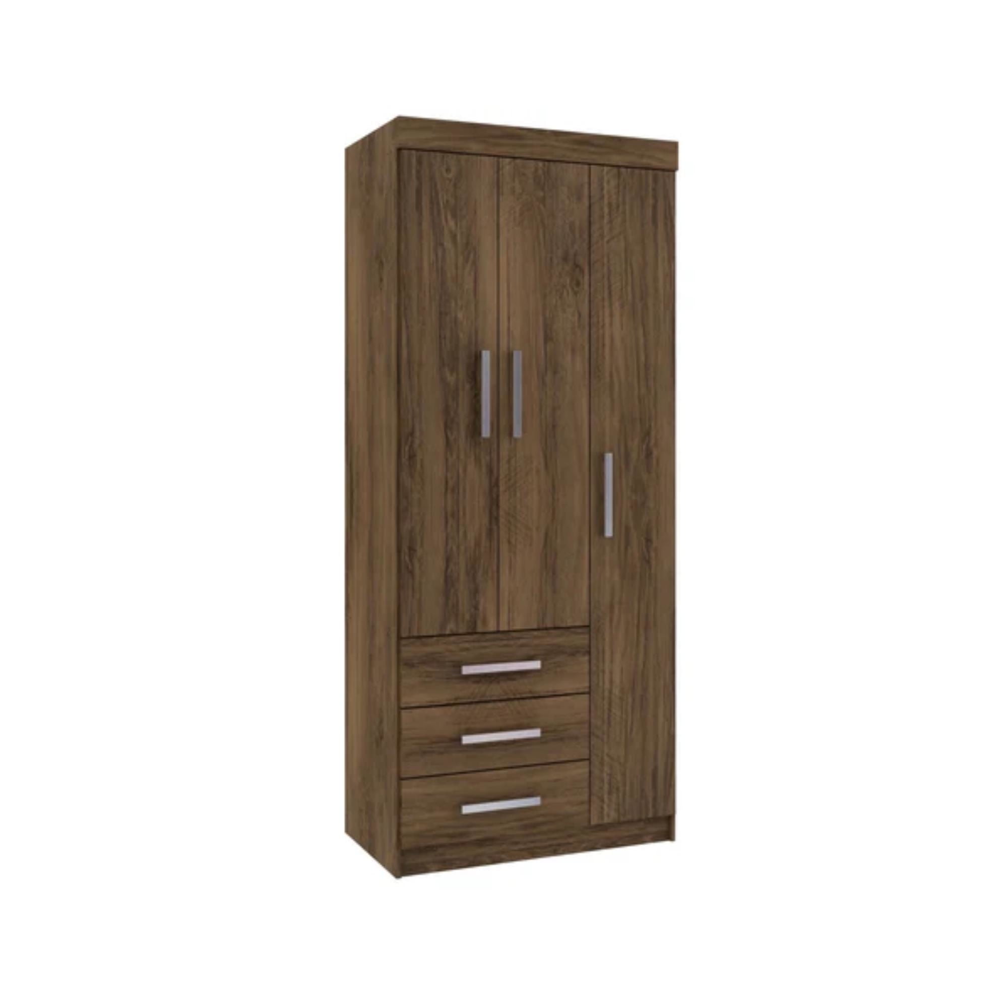 Altavisión - Clóset Palmas 3 Puertas 3 Cajones Chocolate