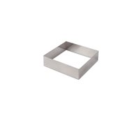 Imahe - Molde Cuadrado Acero Inox 10 X 10 X 4 Cm