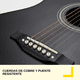 thumbnail image 4 of Guitarra Acústica Clásica 38 Pulgadas Diapasón Rosewood, 4 of 6