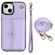 thumbnail image 1 of Crossbody PU Leather Wallet Case For IPhone 14 13 12 Mini 11 Pro X XS Max XR 8 7 SE 2020 2022 Card Slots Magnetic Lanyard Phone Cover, 1 of 5