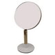 thumbnail image 1 of Espejo Circular De Mesa Con Base Madera, 1 of 2