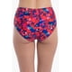 thumbnail image 2 of Bikini calzón con amarra estampado brillante rojo Talla M, 2 of 3