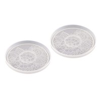 Bothyi - Molde De Silicona Para Posavasos De 2 Piezas, Moldes Para Posavasos De Resina Epoxi, Decoración Del Hogar