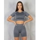 thumbnail image 1 of Conjunto Deportivo Mujer Short Push Up y Top Manga Corta, 1 of 3