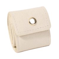 Magideal - Organizador De Joyería Para Viaje Estuche Para Anillos Bolsa Para Collares Organizador De Pendientes Plegable Con Múltiples Bolsillos Adecuado Para V Beige