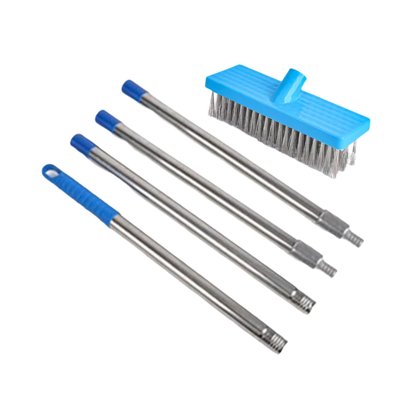 Ioensy - Cepillo De Alambre De Acero Inoxidable Para Jardín, Superficie Rugosa, Manchas Difíciles En Hormigón, Cepillo, Varilla De 20Cm, 160Cm