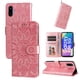 thumbnail image 5 of Funda tipo cartera FOXDOCK para Samsung Galaxy F06 5G , diseño girasol en relieve, cuero PU, cierre magnético, soporte y tarjetero, 5 of 5