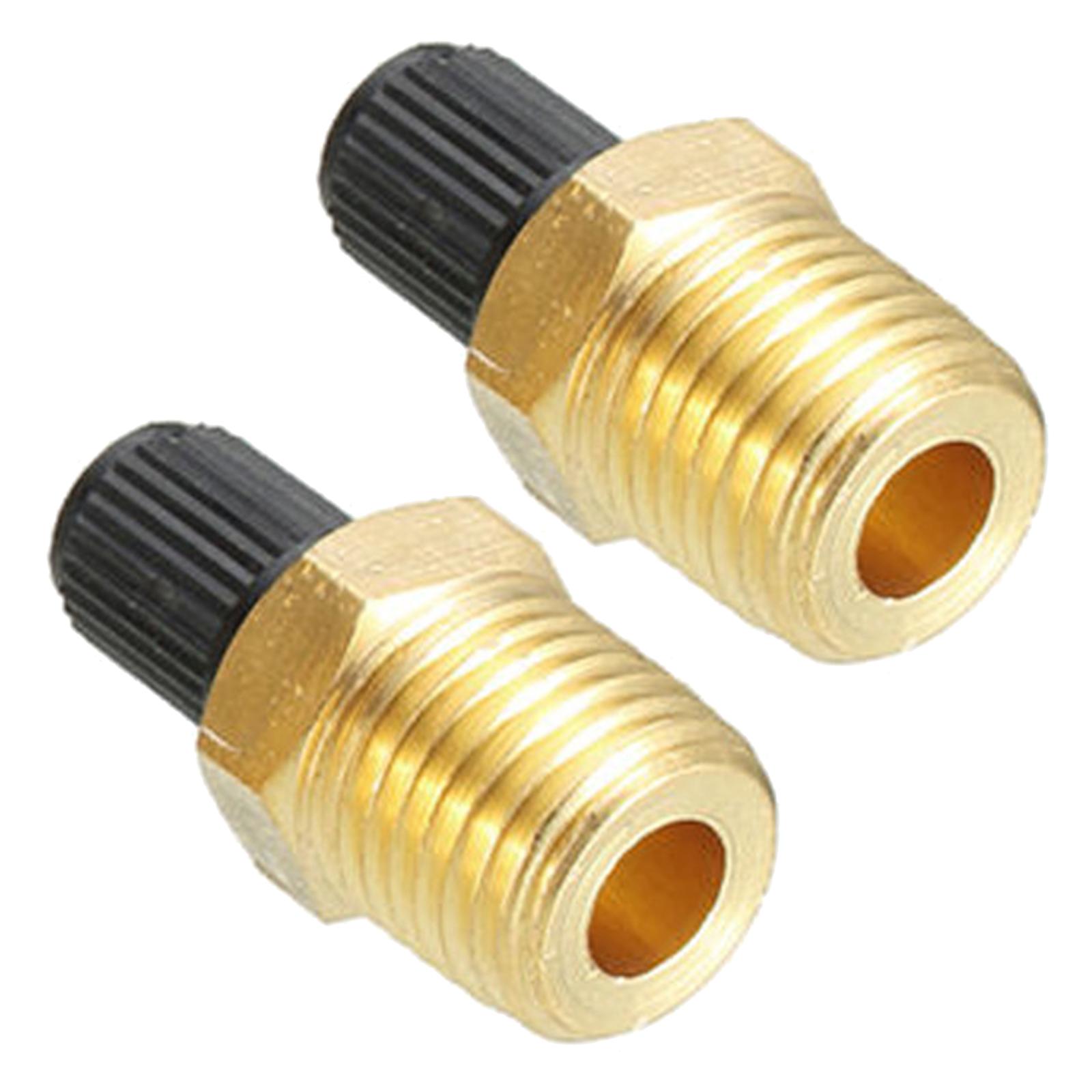 Ioensy - Válvula De Llenado De Tanque Dorado Compresor Válvula De Llenado De Tanque De Aceite Válvula Schrader M10