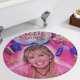 thumbnail image 5 of Lizzie McGuire Alfombra Redonda de Felpa Coral, Antideslizante, No Desprende Pelusas, Lavable y Duradera para Salón, Dormitorio y Habitación de Niños 60cm, 5 of 6