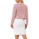thumbnail image 3 of INSPIRE CHIC Chaqueta de Tweed para Mujer con Cuello Mao, Abierta al Frente, Talla XS, Roja, 3 of 6