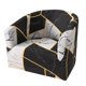 thumbnail image 4 of Sillón Funda Protectora Poliéster Elástico Para Hotel Dormitorio Restaurante Estilo C, 4 of 5