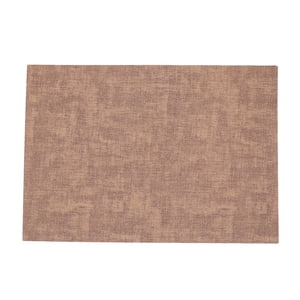 Magideal - Mantel Individual De Piel Sintética, Decoración De Mesa De Comedor Resistente Al Calor, Protector De Mesa, Tapete De Mesa De Comedor Limpiable, Tapete Caqui