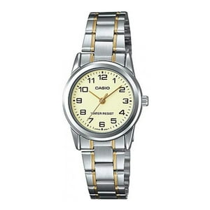 Reloj Analogo Plateado Casio Ltp-V001Sg-9B
