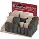 thumbnail image 1 of Protectores de fieltro para muebles Yelanon, 216 piezas, beige y negro, 1 of 7