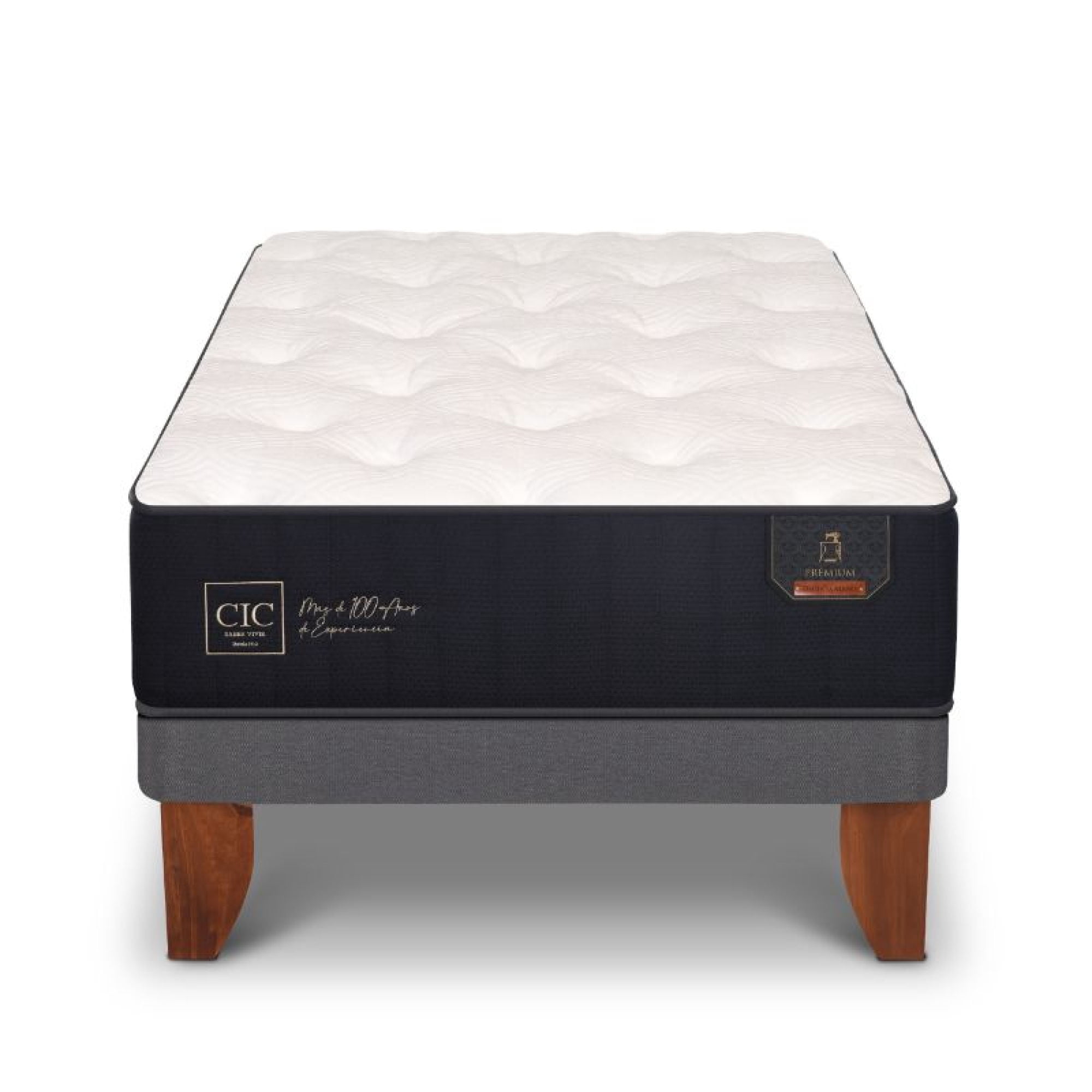 Cama Europea Premium 1.5 Plaza Base Normal