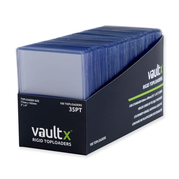 Trading Card Toploaders Vault X 35 puntos (paquete de 100)