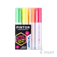 Pilot - Set Marcador Pintor Medio 4Un Neón