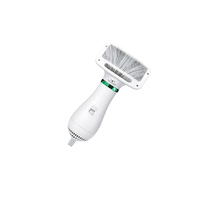 Importclick - Peine Secador Cepillo Pelo Mascota 2 En 1 Blanco
