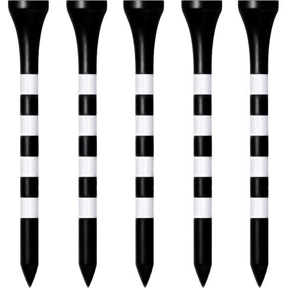 Tees de Golf Zivisk 83 mm Negro 100 unidades