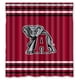 thumbnail image 1 of Cortina de ducha Alabama Crimson Tide, juego de cortinas de baño con ganchos, tamaño 66 x 72 pulgadas, 1 of 3