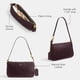 thumbnail image 3 of Bandolera COACH Natural Grain Leather Plaza para mujer, 3 of 6