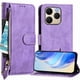 thumbnail image 1 of FOXDOCK Funda Tipo Cartera para T-Mobile T Phone 3 Cuero PU con Cremallera y Correa de Muñeca, Ranuras para Tarjetas, Soporte Plegable, Cierre Magnético, 1 of 5