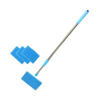 Magideal - Cepillo De Limpieza Para Acuarios, Mango Telescópico De 55 A 95 Cm De Largo, Práctico De Usar, Herramienta De Limpieza Robusta Y Portátil Para Acuario Cabeza Cuadrada De 3