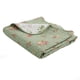 thumbnail image 2 of Manta acolchada Cozy Line Home Fashions con estampado floral vintage, 100% algodón, 2 of 2