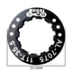 thumbnail image 2 of Cubierta De Cassette De Bicicleta Anillo De Bloqueo Anillo De Volante De Aleación Tapa De Diente A Prueba De Polvo Negro, 2 of 3