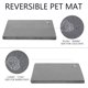 thumbnail image 3 of Alfombra de cama para perros EMPSIGN, elegante, reversible, resistente al agua, gris, 3 of 7