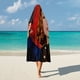 thumbnail image 5 of Giallo Terror Suspenso Manta Capa con Capucha Anti-Bolitas, Manta de Lana Ártica Suave, Manta Portátil de Felpa Ligera y Lujosa, Poncho para Siesta en Casa y Oficina, 100*130cm, 5 of 6