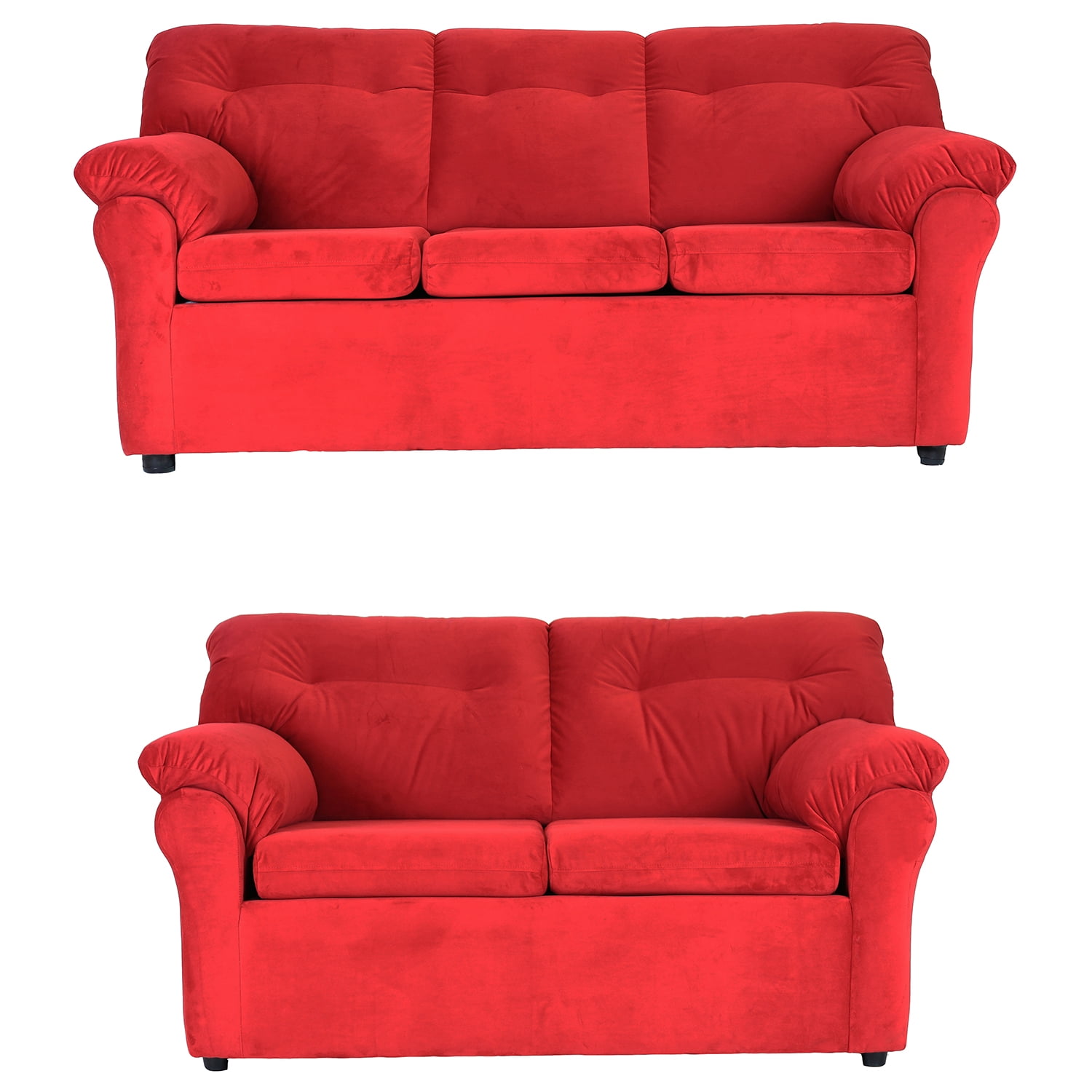 Muebles América - Living América 32 Tela Rojo