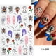 thumbnail image 2 of New Halloween Nail Stickers Evil Pumpkin Spider Vampire Halloween Adhesive Nail Stickers, 2 of 2