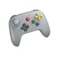 thumbnail image 1 of Controlador 8BitDo 64 Bluetooth con Cable Gris, 1 of 7