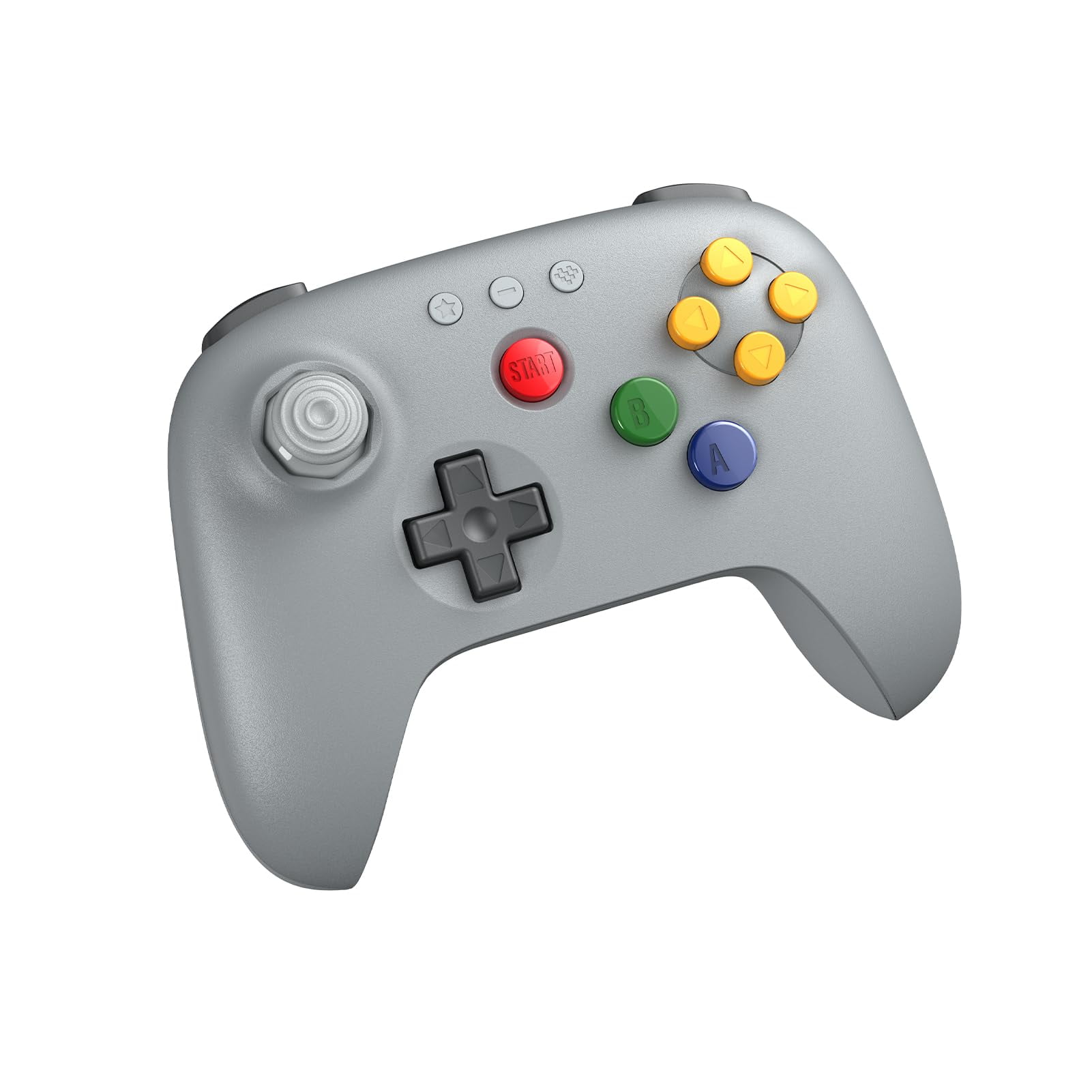 Controlador 8bitdo 64 Bluetooth Con Cable Gris