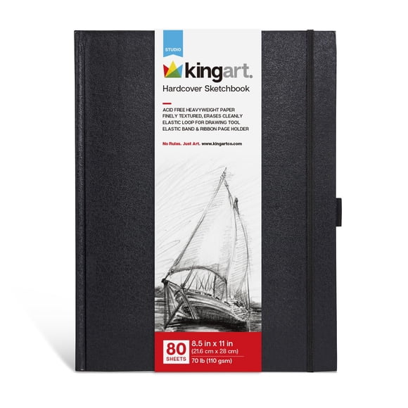 Cuaderno de bocetos KINGART 28 cm 160 páginas 110 gsm libre de ácido