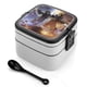 thumbnail image 1 of Halo Fiambrera de Doble Capa, Contenedor de Almuerzo Portátil Apilable, Almacenamiento de Alimentos Hermético a Prueba de Fugas, 1000ml, 1 of 6