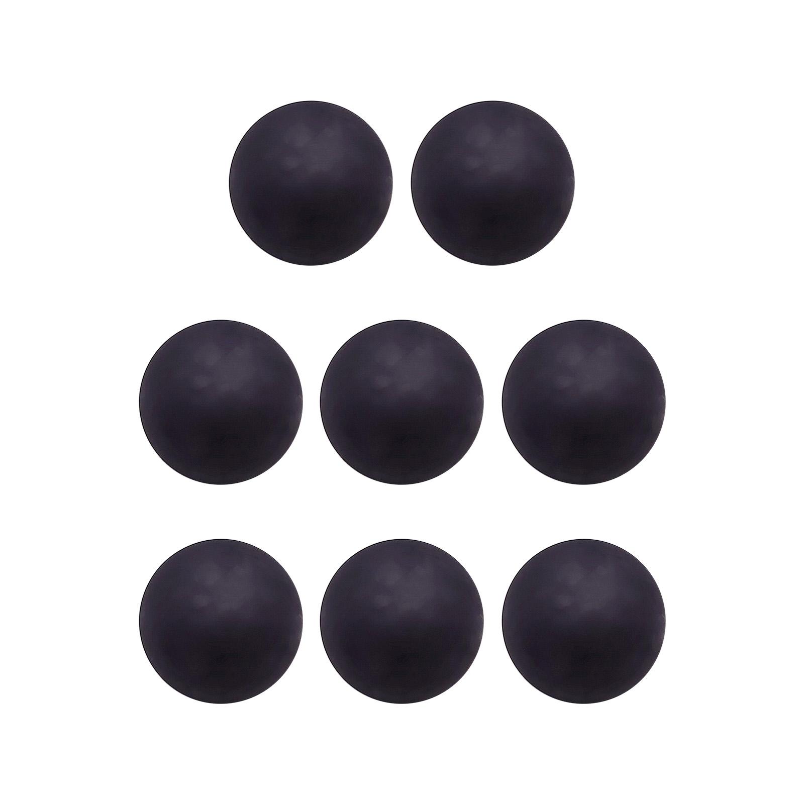Ioensy - 8 Bolas De Reacción De Rebote, Bolas De Entrenamiento De Reacción Elástica Para Practicar En Casa, Color Negro