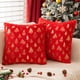 thumbnail image 2 of Árbol de Navidad rojo tirar almohadas cubiertas 18x18 pulgadas Set de 2,Casos de cojines decorativos suaves,Decoración del hogar para sofá cama Sala de estar, 2 of 3