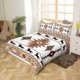 thumbnail image 2 of Christm-as Trees D-u-t Co-ve-r Queen Size Sa-nta Claus- and Snowman Comfort-er Cover with 2 Pillow-case for Te-ens Adults Kids S-tarry Sky Be-dding Set Snow Sc-ene Brea-thable 3 Pieces D-ecorative, 2 of 5