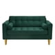 thumbnail image 1 of Sofa Retro 2c Felpa 01 Verde Botella, 1 of 6
