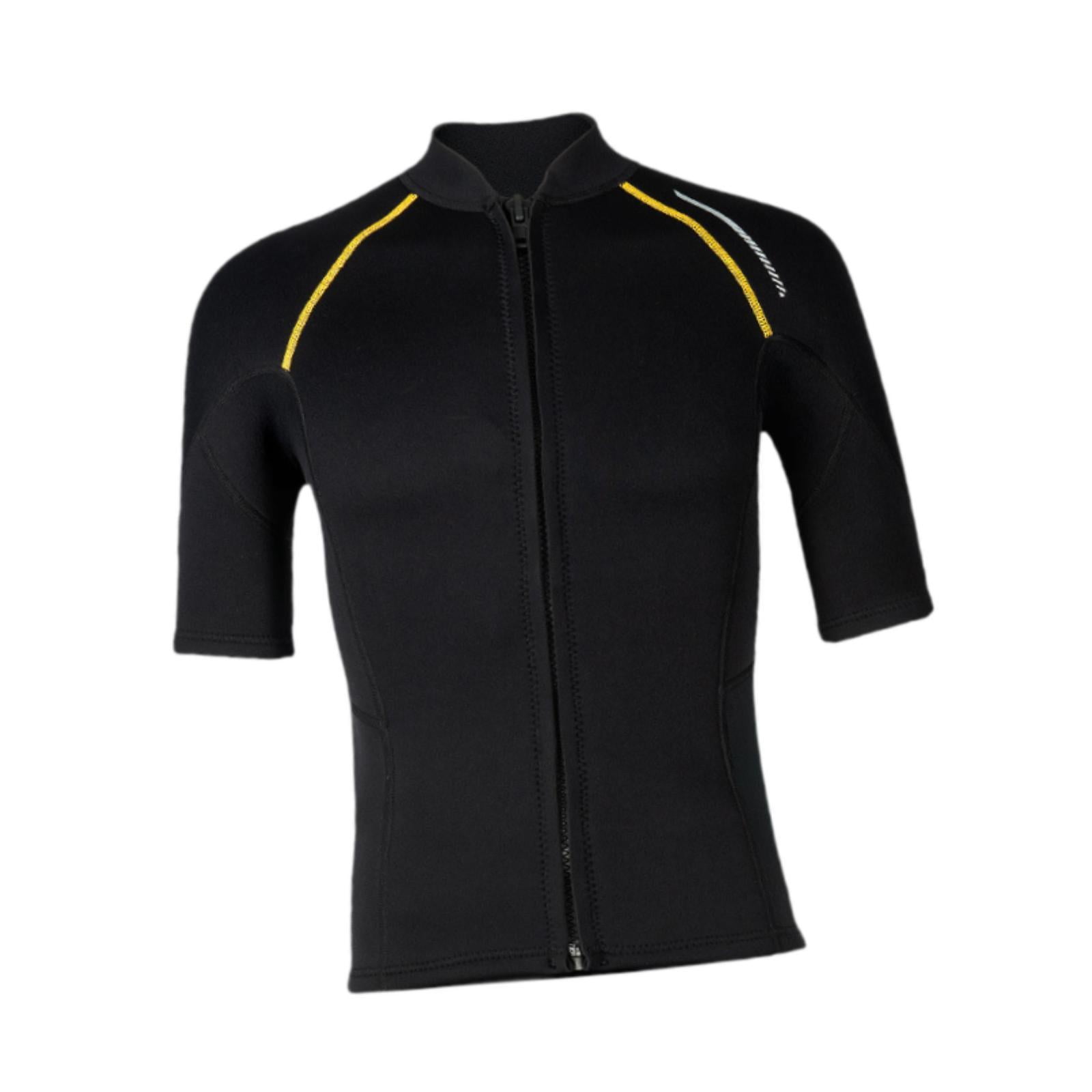 Magideal - Combinación De Buceo Masculino, Traje De Baño, Chaqueta Con Cremallera En La Parte Delantera, Combinación De Natación De Neopreno De 1.5 Mm Para Pirag M