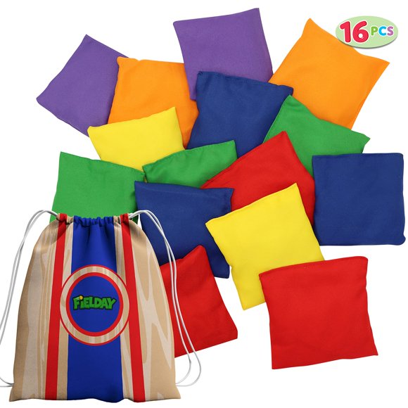 Pufs Joyin de Cornhole, 16 unidades, nailon, para todo tipo de clima, 4,7 pulgadas